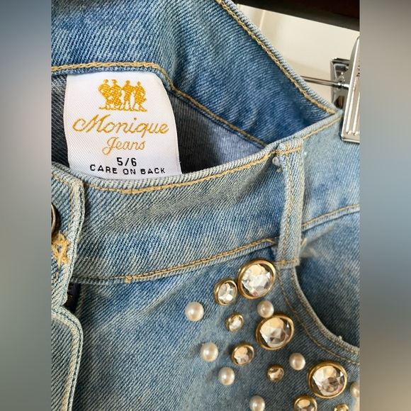 Monique Jeans Embellished Denim Skirt - Picture 3 of 7